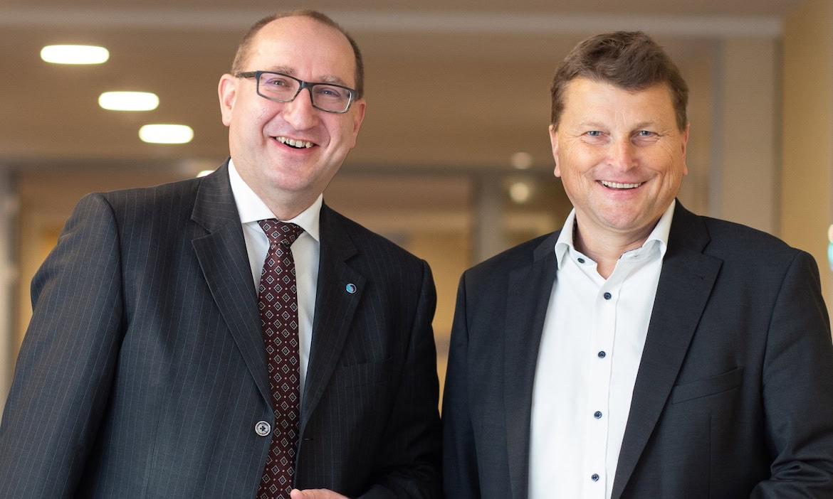 Planen die Fusion: Guido Bader (Stuttgarter) und Ulrich Mitzlaff (SDK).