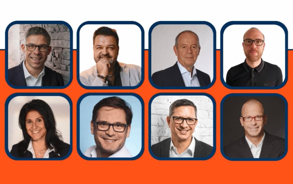 Präsentatoren auf dem Praxistag für Servicevereinbarungen: Tobias Strübing, Steffen Moser, Peter Schmidt, Constantin Kröger (oben von links) und Handan Isik, Dirk Erfurth, Norman Wirth, Jörg Laubrinus (unten von links)