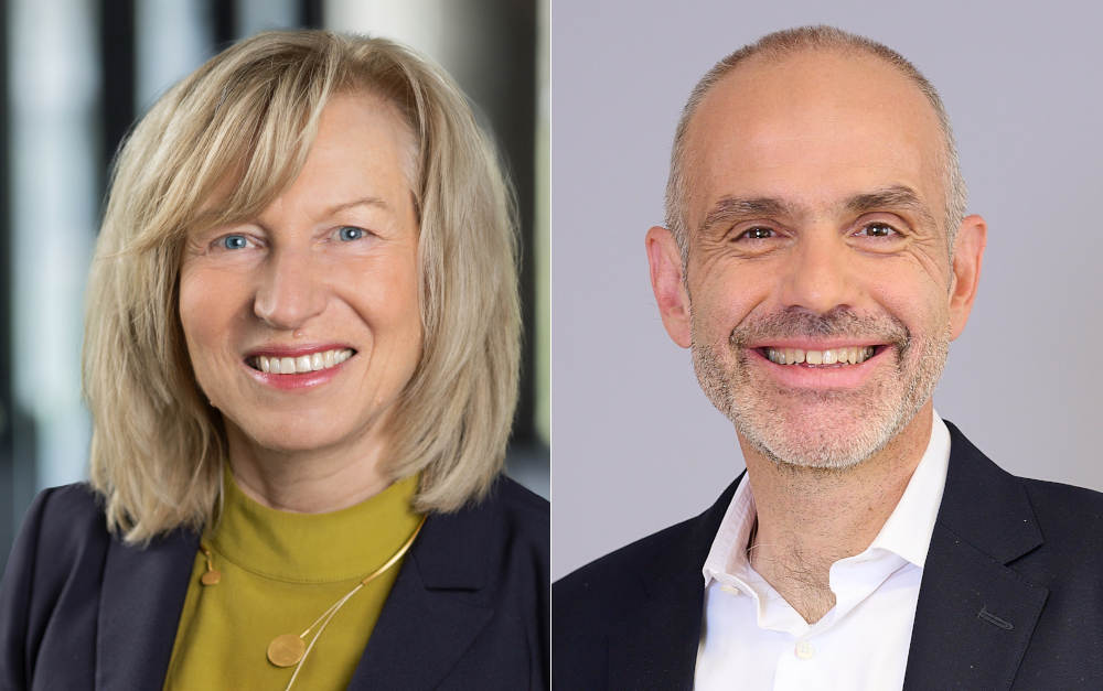 DAV-Mitglieder: Wiltrud Pekarek (Chefin des Ausschusses Krankenversicherung) und Vorstandschef Maximilian Happacher