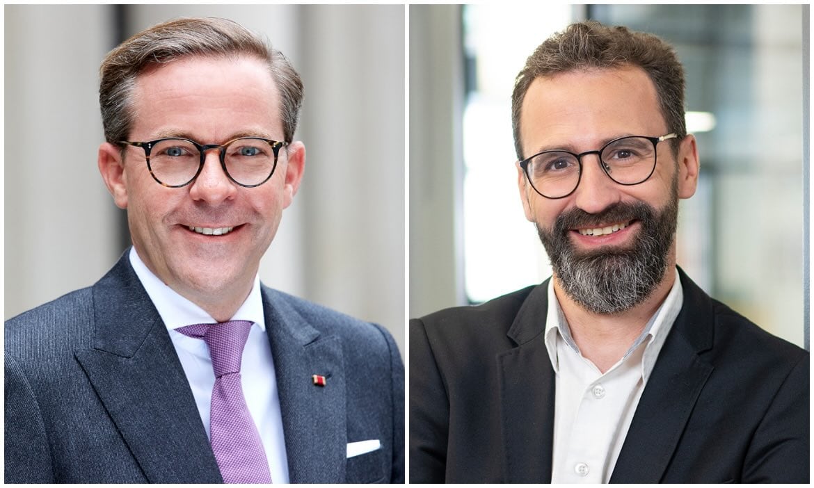 Oliver Drewes, Maxpool (li.), und Hannes Heilenkötter, Blau Direkt, sprechen im Podcast über den Zusammenschluss der beiden Pools.