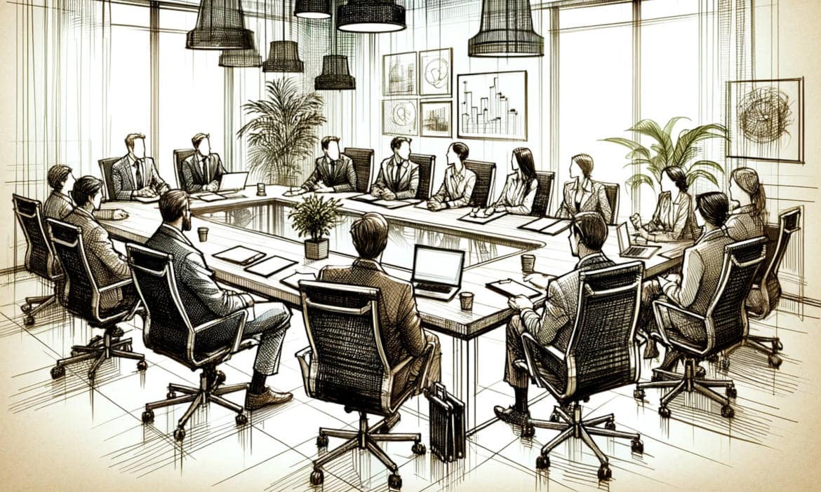 Manager im Meeting: Versicherte sollten die Chance nutzen, um ihre Managerhaftpflicht (D&O-Versicherung) zu verlängern