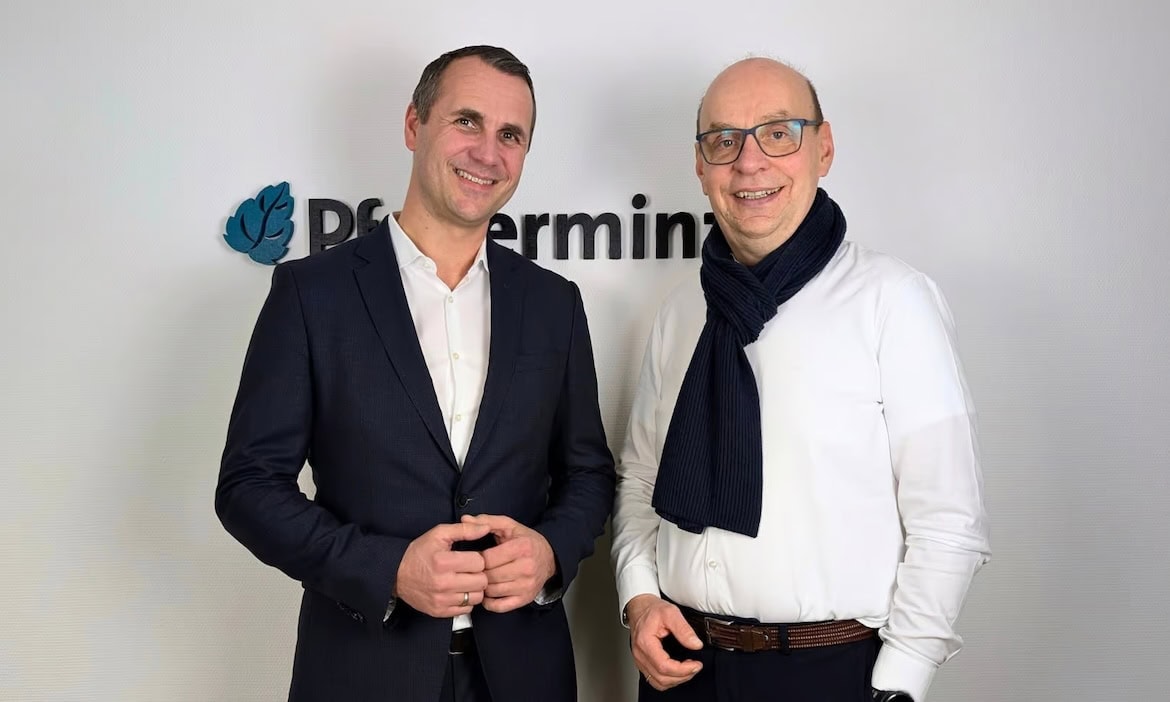 Die Pfefferminzia-Gesellschafter Jan Roß (li.) und Matthias Heß sprechen über die neue Plattform Pfefferminzia.Pro.