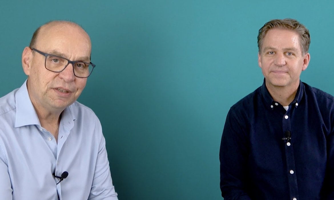 Pfefferminzia-Geschäftsführer Matthias Heß (links) und Gesundheitscoach und Heilpraktiker Moritz Lemke sprechen über die Pfefferminzia Power-Tage.