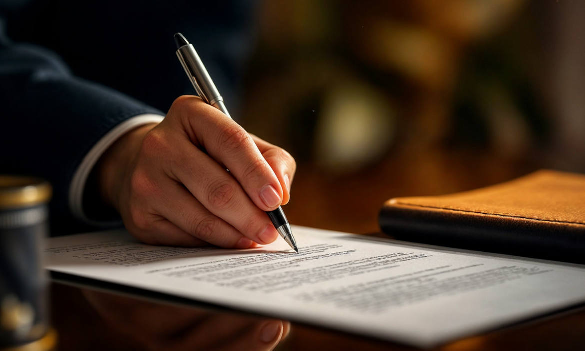 Kaufvertrag unterschrieben. Und wenn der Preis stimmt, wird auch keine Schenkungsteuer fällig